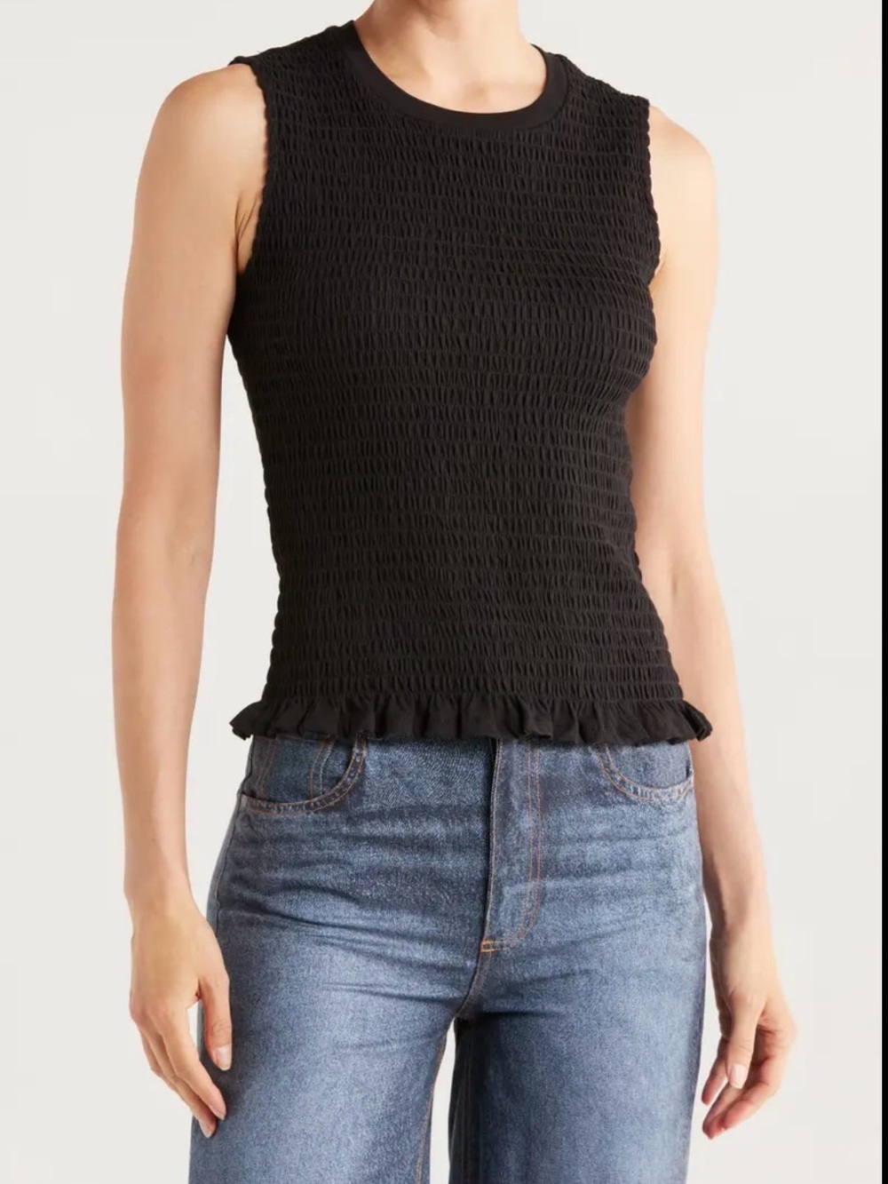 Jason Wu Cotton Smocked Top
